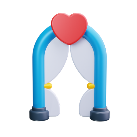 Arche de mariage  3D Icon