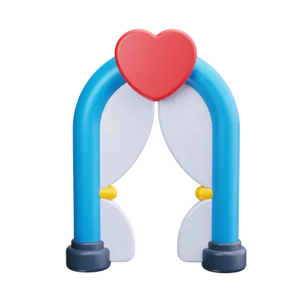 Arche de mariage  3D Icon