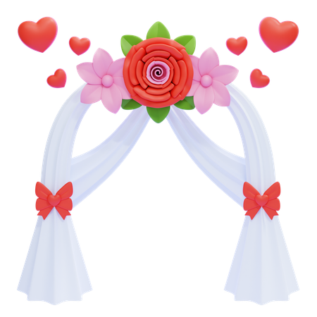 Arche de mariage  3D Icon