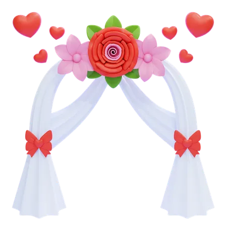 Arche de mariage  3D Icon