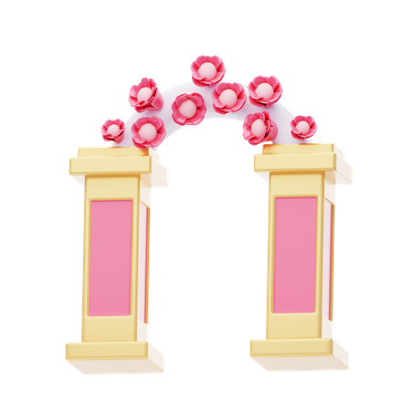 Arche de mariage  3D Icon