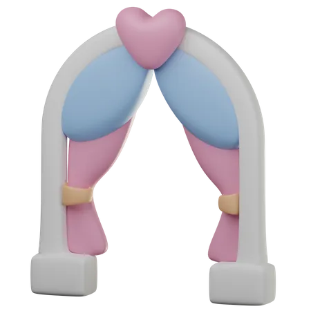 Arche de mariage  3D Icon