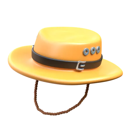 Archeologist Hat  3D Icon