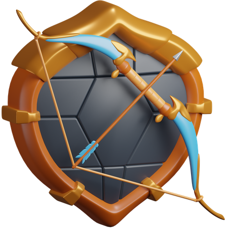 Archer Badges  3D Icon