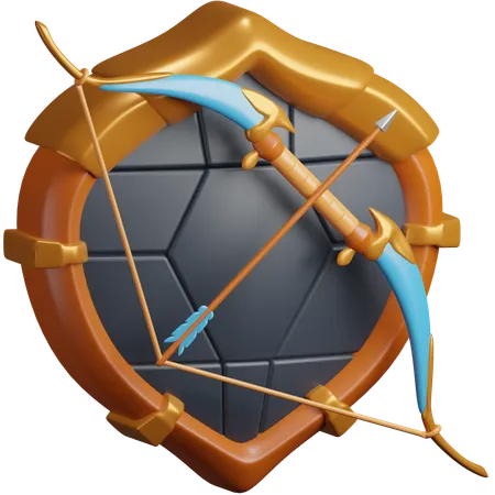 Archer Badges  3D Icon