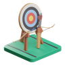 archery emoji 3d