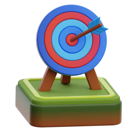 Archery Board  3D Icon