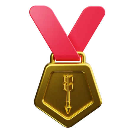 Archery Medal  3D Icon