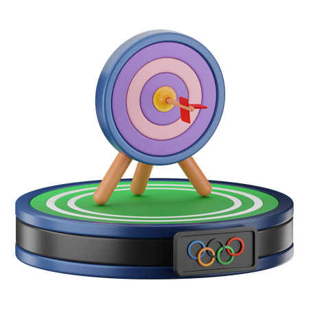 Archery sport  3D Icon