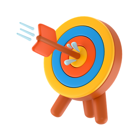 Archery Target  3D Icon