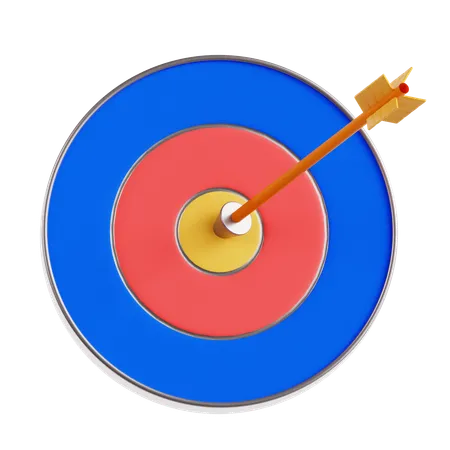 Archery Target  3D Icon