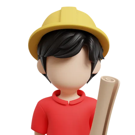 Architect  3D Icon