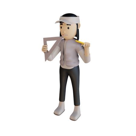 Architect  3D Icon