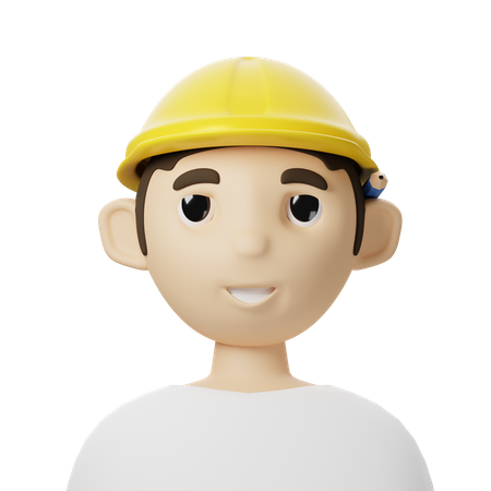 Architect Avatar  3D Icon