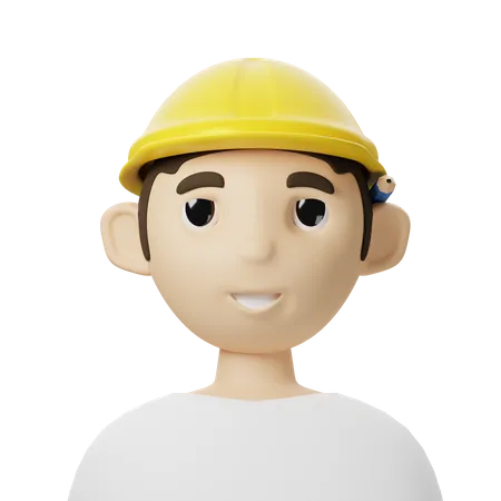 Architect Avatar  3D Icon