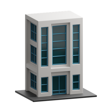 건축물 건물  3D Icon
