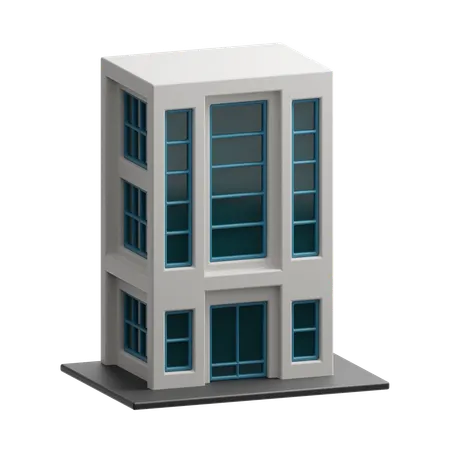 Architecture Building  3D Icon