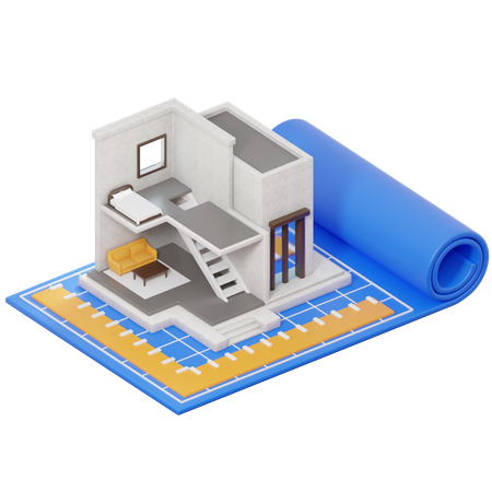 Architecture Tools  3D Icon