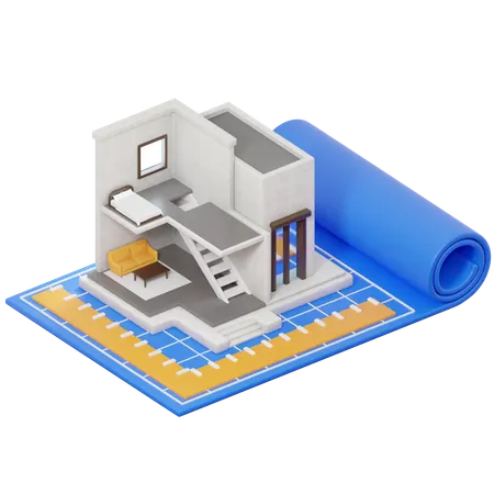 Architecture Tools  3D Icon