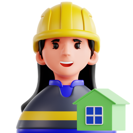 Architektin  3D Icon