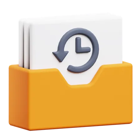 Archiv  3D Icon