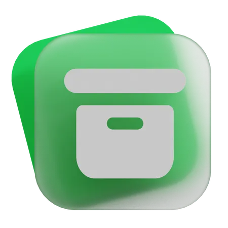 Archiv  3D Icon