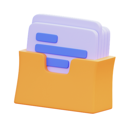 Archiv  3D Icon