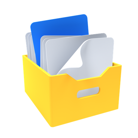 Archiv  3D Icon