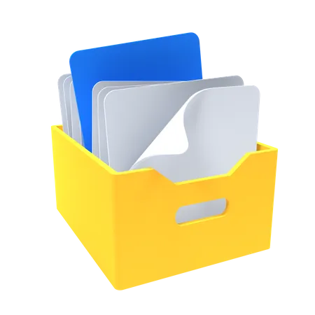 Archiv  3D Icon