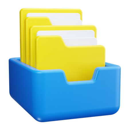 Archivador  3D Icon