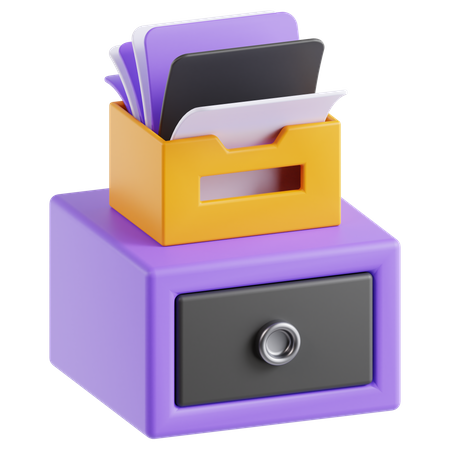 Archivador  3D Icon