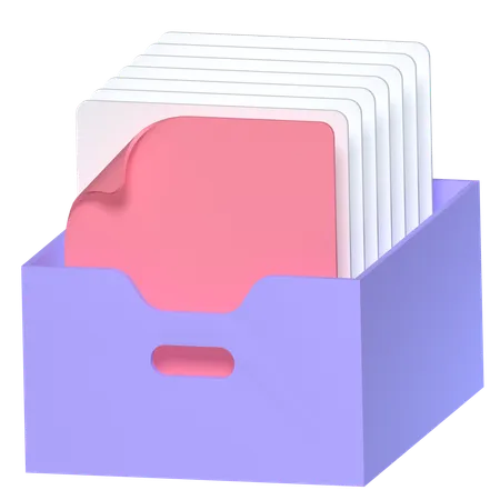Archive  3D Icon