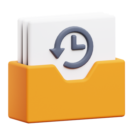 Archive  3D Icon