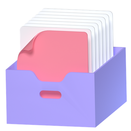 Archive  3D Icon