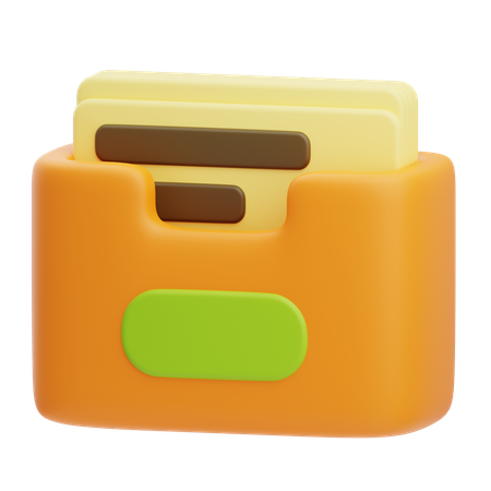 Archive  3D Icon