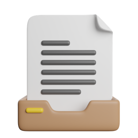 Archive  3D Icon