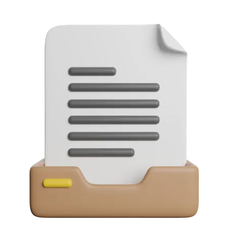 Archive  3D Icon