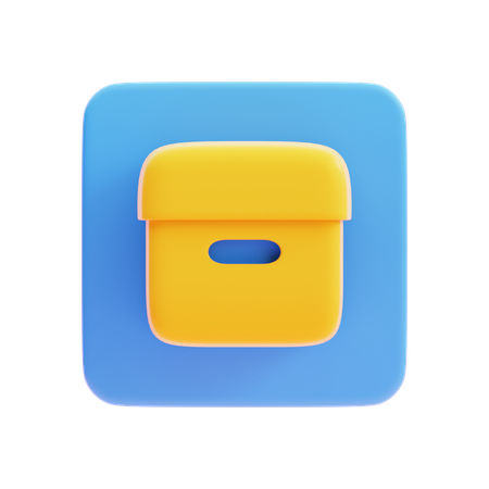 Archive  3D Icon