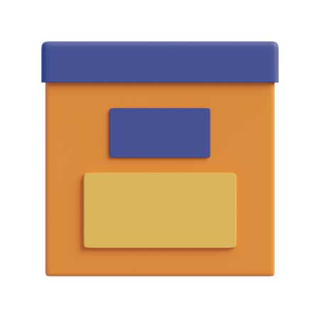 Archive  3D Icon