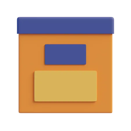 Archive  3D Icon