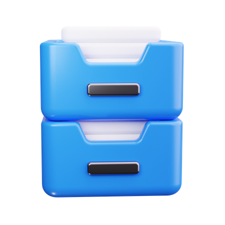 Archive  3D Icon