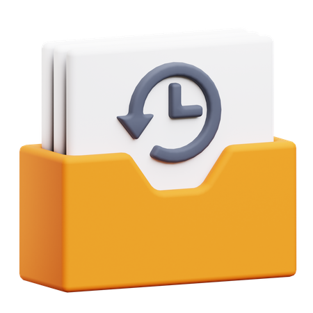 Archive  3D Icon