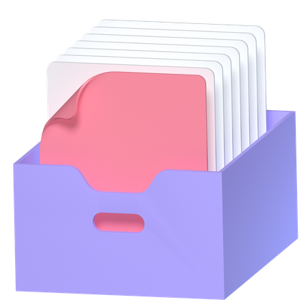 Archive  3D Icon