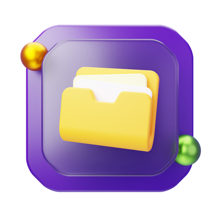 Archive Box  3D Icon