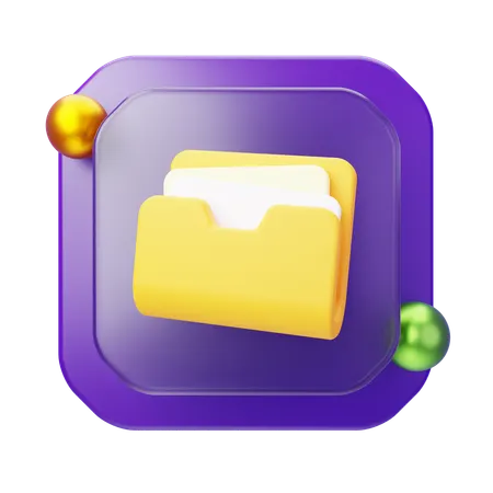 Archive Box  3D Icon