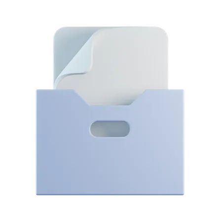 Archive Box  3D Icon