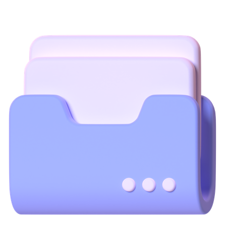 Archive Box 3D Icon