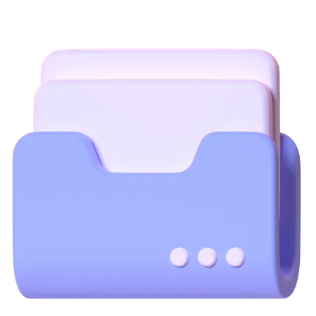 Archive Box  3D Icon