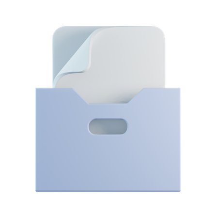Archive Box  3D Icon