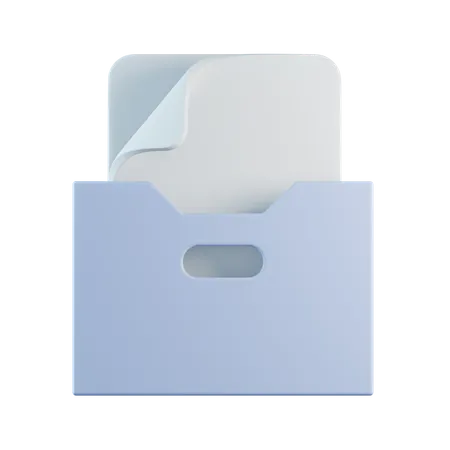 Boîte d'archives  3D Icon
